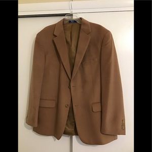 Men’s Croft&Barrow 40 Reg Camel Faux Suede